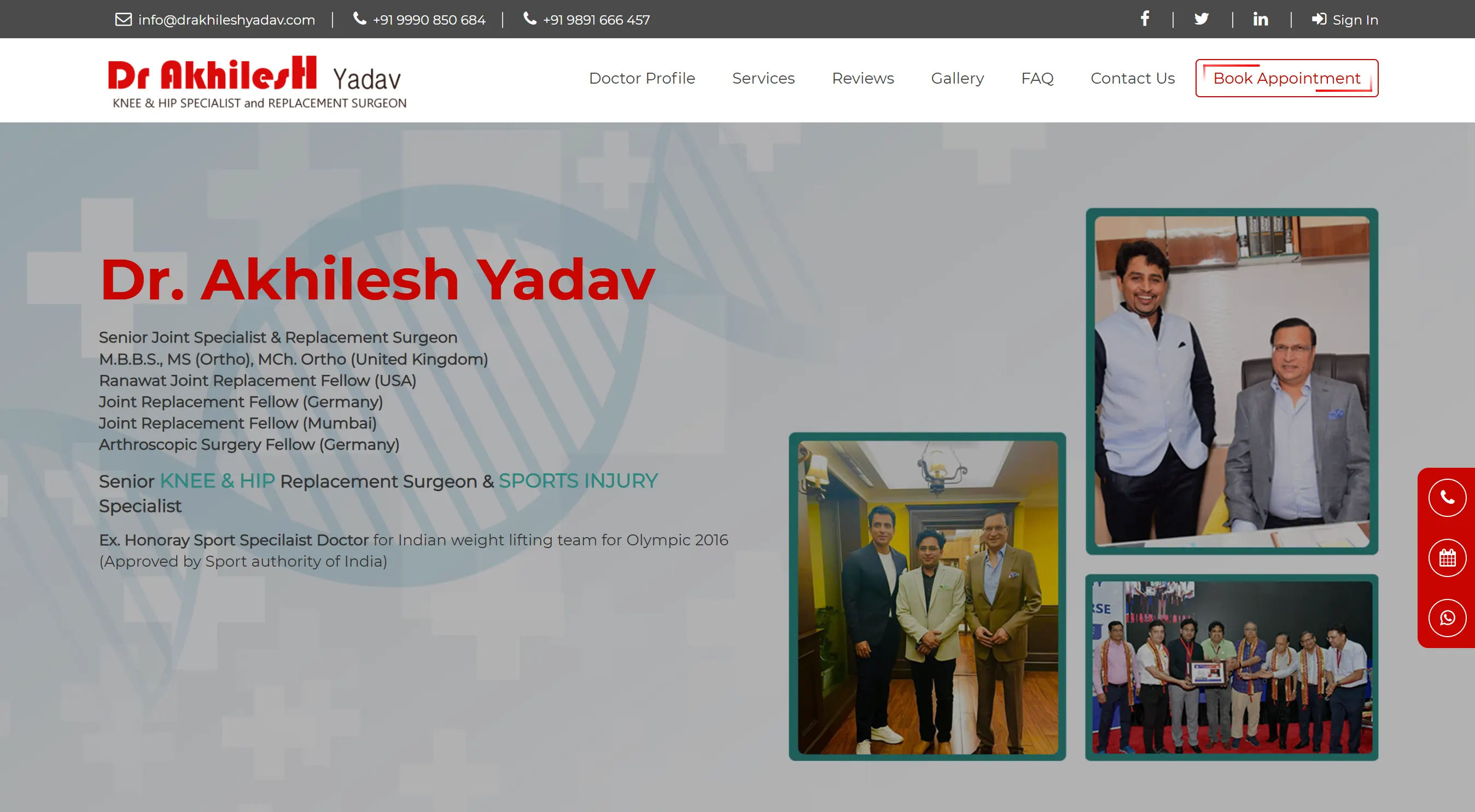Dr. Akhilesh Yadav(Knee & Hip Specialist and Replacement Surgeon)